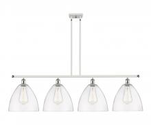 Innovations Lighting 516-4I-WPC-GBD-122-LED - Bristol - 4 Light - 50 inch - White Polished Chrome - Cord hung - Island Light