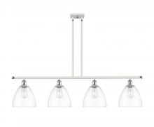 Innovations Lighting 516-4I-WPC-GBD-92-LED - Bristol - 4 Light - 48 inch - White Polished Chrome - Cord hung - Island Light