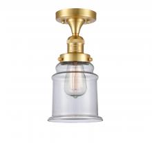 Innovations Lighting 517-1CH-SG-G182-LED - Canton - 1 Light - 6 inch - Satin Gold - Semi-Flush Mount