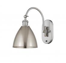 Innovations Lighting 518-1W-SN-MBD-75-SN - Bristol - 1 Light - 8 inch - Brushed Satin Nickel - Adjustable Swing Arm