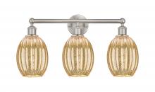 Innovations Lighting 616-3W-SN-G459-6ME - Preston Bulb - 3 Light - 24 inch - Brushed Satin Nickel - Bath Vanity Light