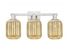Innovations Lighting 716-3W-SN-G460-7ME - Preston - 3 Light - 26 inch - Brushed Satin Nickel - Bath Vanity Light