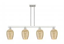 Innovations Lighting 716-4I-SN-G457-6ME - Preston - 4 Light - 48 inch - Brushed Satin Nickel - Cord hung - Island Light