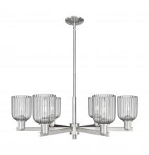 Innovations Lighting 716-6CR-SN-G559-5SM - Bridal Veil - 6 Light - 24 inch - Satin Nickel - Chandelier