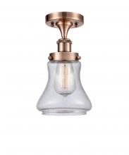 Innovations Lighting 916-1C-AC-G194 - Bellmont - 1 Light - 6 inch - Antique Copper - Semi-Flush Mount