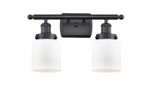 Innovations Lighting 916-2W-BK-G51-LED - Bell - 2 Light - 16 inch - Matte Black - Bath Vanity Light