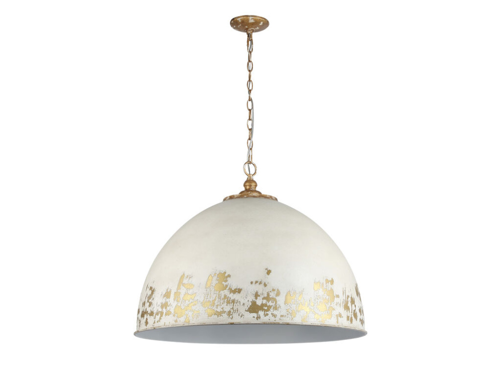 Alison 8-Light Pendant in Vintage Gold with Antique Ivory