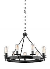 Generation-Seagull 3110209-846 - Ravenwood Manor Nine Light Chandelier