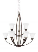 Generation-Seagull 3113209-715 - Metcalf Nine Light Chandelier