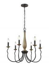 Generation-Seagull 3115806-846 - Simira Six Light Chandelier