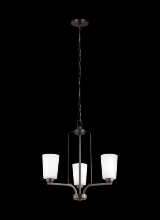 Generation-Seagull 3128903-710 - Franport Three Light Chandelier