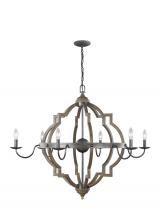 Generation-Seagull 3224906-846 - Socorro Six Light Chandelier