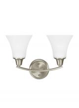 Generation-Seagull 4413202EN3-962 - Two Light Wall / Bath