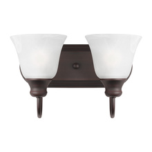Generation-Seagull 44940-710 - Windgate Two Light Wall / Bath