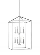Generation-Seagull 5315008-05 - Perryton transitional 8-light indoor dimmable extra large ceiling pendant hanging chandelier light i
