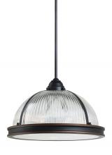 Generation-Seagull 65062-715 - Pratt Street Prismatic Three Light Pendant