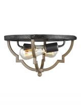 Generation-Seagull 7524902-846 - Socorro Two Light Flush Mount