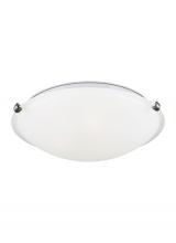 Generation-Seagull 7543503-962 - Clip Ceiling 3-Light Flush Mount