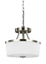 Generation-Seagull 7739102-962 - Hettinger Two Light Semi-Flush Convertible Pendant