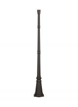 Generation-Seagull 8120-12 - Outdoor Posts traditional -light outdoor exterior aluminum post in black finish in black finish