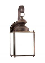 Generation-Seagull 84157DEN3-71 - Jamestowne transitional 1-light LED medium outdoor exterior Dark Sky compliant wall lantern sconce i