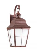 Generation-Seagull 8463D-44 - Chatham traditional 1-light large outdoor exterior dark sky compliant wall lantern sconce in weather