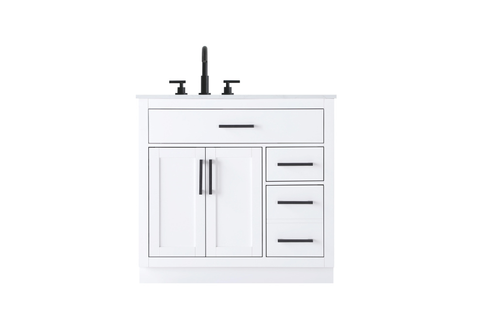 Alden 36 inch Single Bathroom Vanity in White