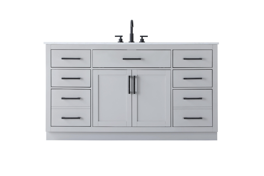 Alden 60 inch Single Bathroom Vanity in Grey