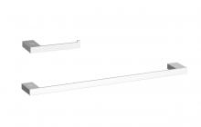 Elegant HWB-13S2PCH - Sofia 2-Piece Bathroom Hardware Set in Chrome