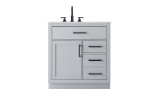 Elegant VF29732GR - Alden 32 inch Single Bathroom Vanity in Grey