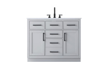 Elegant VF29742GR - Alden 42 inch Single Bathroom Vanity in Grey
