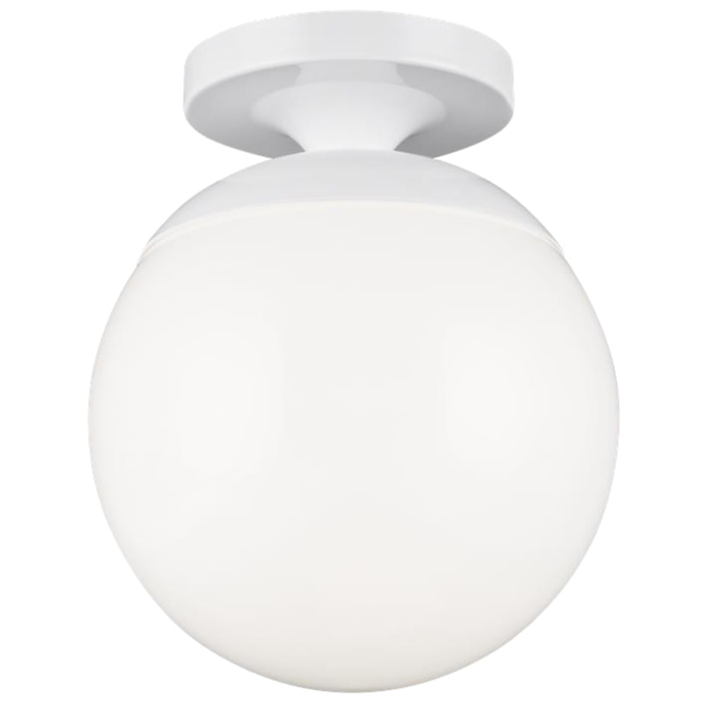 Leo - Hanging Globe One Light Wall / Ceiling Semi-Flush Mount
