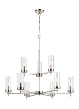 Generation-Designer 3190309-962 - Zire Nine Light Chandelier