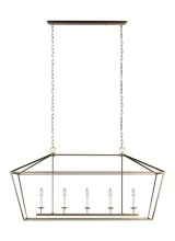 Generation-Designer 6692605-848 - Dianna Five Light Medium Linear Chandelier
