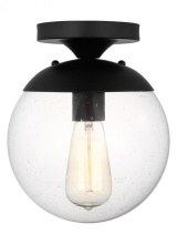 Generation-Designer 7501801-112 - Leo - Hanging Globe Extra Large One Light Pendant with Clear Seeded Glass