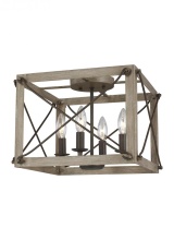 Generation-Designer 7526304-872 - Thornwood Four Light Ceiling Flush Mount