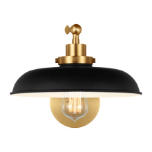 Generation-Designer CW1141MBKBBS - Wellfleet Single Arm Wide Task Sconce