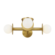 Generation-Designer KF1034BBS - Nodes Semi-Flush Mount