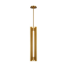Generation-Designer KP1084BBS - Carson Four Light Narrow Pendant