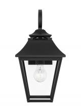 Generation-Designer OL14402TXB - Galena Traditional 1-Light Outdoor Exterior Small Lantern Sconce Light