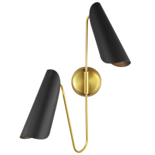 Generation-Designer AEW1002BBSMBK - Tresa Two Light Sconce