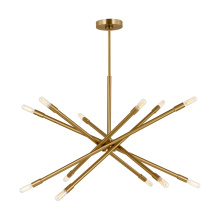 Generation-Designer CC16612BBS - Eastyn Modern 12-Light Indoor Dimmable Large Chandelier