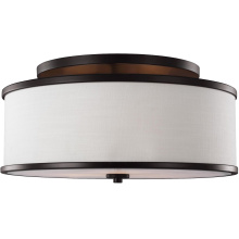 Generation-Designer SF339ORB - Lennon Medium Semi-Flush Mount