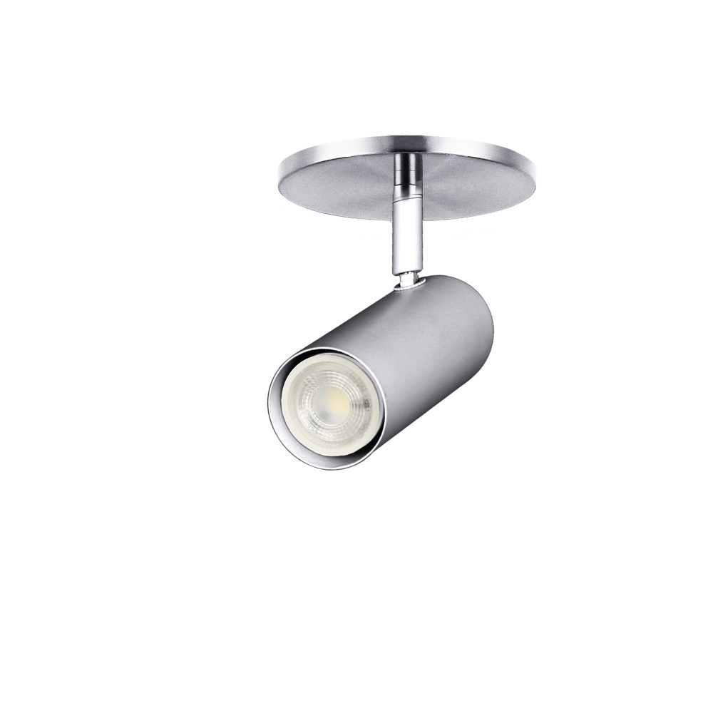 1 Light Spot Light in Satin Chrome