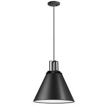 Dainolite SNS-141P-MB - 1 Light Incandescent Pendant, Matte Black