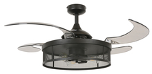 Beacon Fans 51107101 - Fanaway Meridian 48-inch Black AC Ceiling Fan with Light