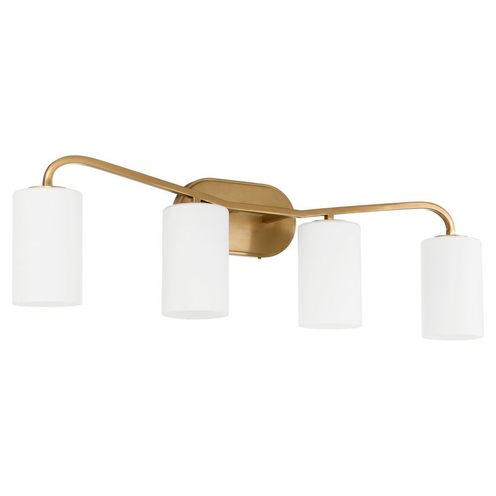 RUTHERFORD 4 LIGHT VANITY - BRUSHED BRASS