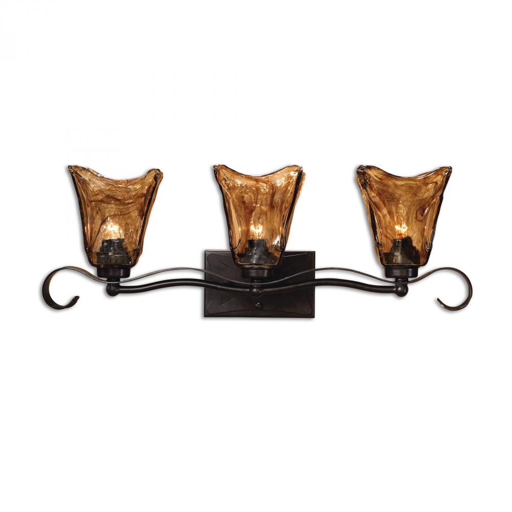 Uttermost Vetraio 3 Light Bronze Vanity Strip